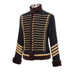 Elegant Medieval Aristocracy Parade Jacket - Premium Cosplay Coat for Winter Events - Halloweez