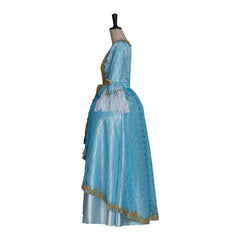 Elegant Halloweez Marie Antoinette Blue Princess Dress | Rococo Georgian Victorian Ball Gown - Halloweez