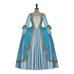 Elegant Halloweez Marie Antoinette Blue Princess Dress | Rococo Georgian Victorian Ball Gown - Halloweez