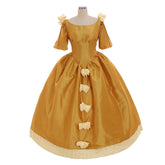 Elegant Halloweez Custom-Made Aristocrat Ball Gown | Yellow Victorian Gothic Rococo Dress - Halloweez
