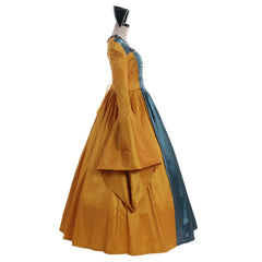 Elegant Anne Boleyn Inspired Tudor Dress for Renaissance and Cosplay Events - Halloweez