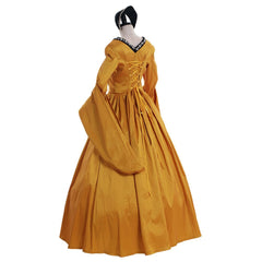 Elegant Anne Boleyn Inspired Tudor Dress for Renaissance and Cosplay Events - Halloweez