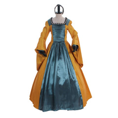 Elegant Anne Boleyn Inspired Tudor Dress for Renaissance and Cosplay Events - Halloweez