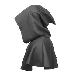 Men's Medieval Hooded Cloak - Solid Color Wizard Halloween Cape | Halloweez Cosplay Series - Halloweez