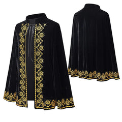Elegant Medieval King Prince Cosplay Cape - Perfect for Halloween, Parties, and Festivals - Halloweez