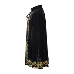 Elegant Medieval King Prince Cosplay Cape - Perfect for Halloween, Parties, and Festivals - Halloweez