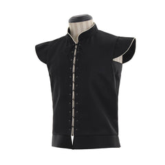 Epic Men's Gothic Doublet Vest – Renaissance Cosplay Red Vest Costume | Halloweez Medieval Series - Halloweez
