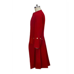 Elegant Medieval Men's Uniform Jacket - Halloweez Noble Red Tuxedo Suit - Halloweez