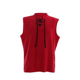 Medieval Men’s Halloweez Vest Shirt - Sleeveless Pure Color Collar Straps Shirt for Summer - Halloweez