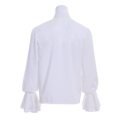 Historical Pirate Ruffle Shirt for Men - Victorian Tudor Rococo Prince Blouse | Halloweez Cosplay Series - Halloweez