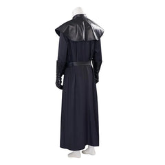 Halloweez Medieval Plague Doctor Costume - Men's Black Long Coat for Halloween Parties - Halloweez