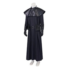 Halloweez Medieval Plague Doctor Costume - Men's Black Long Coat for Halloween Parties - Halloweez