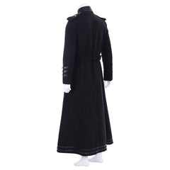 Authentic Medieval Priest Robe for Men – Halloweez Clergy Trench Jacket with Stand Collar | Halloweez Medieval Series - Halloweez