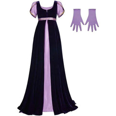 Halloweez Medieval Regent Tea Party Dress - Exquisite Two-Piece Ensemble for Refined Events - Halloweez