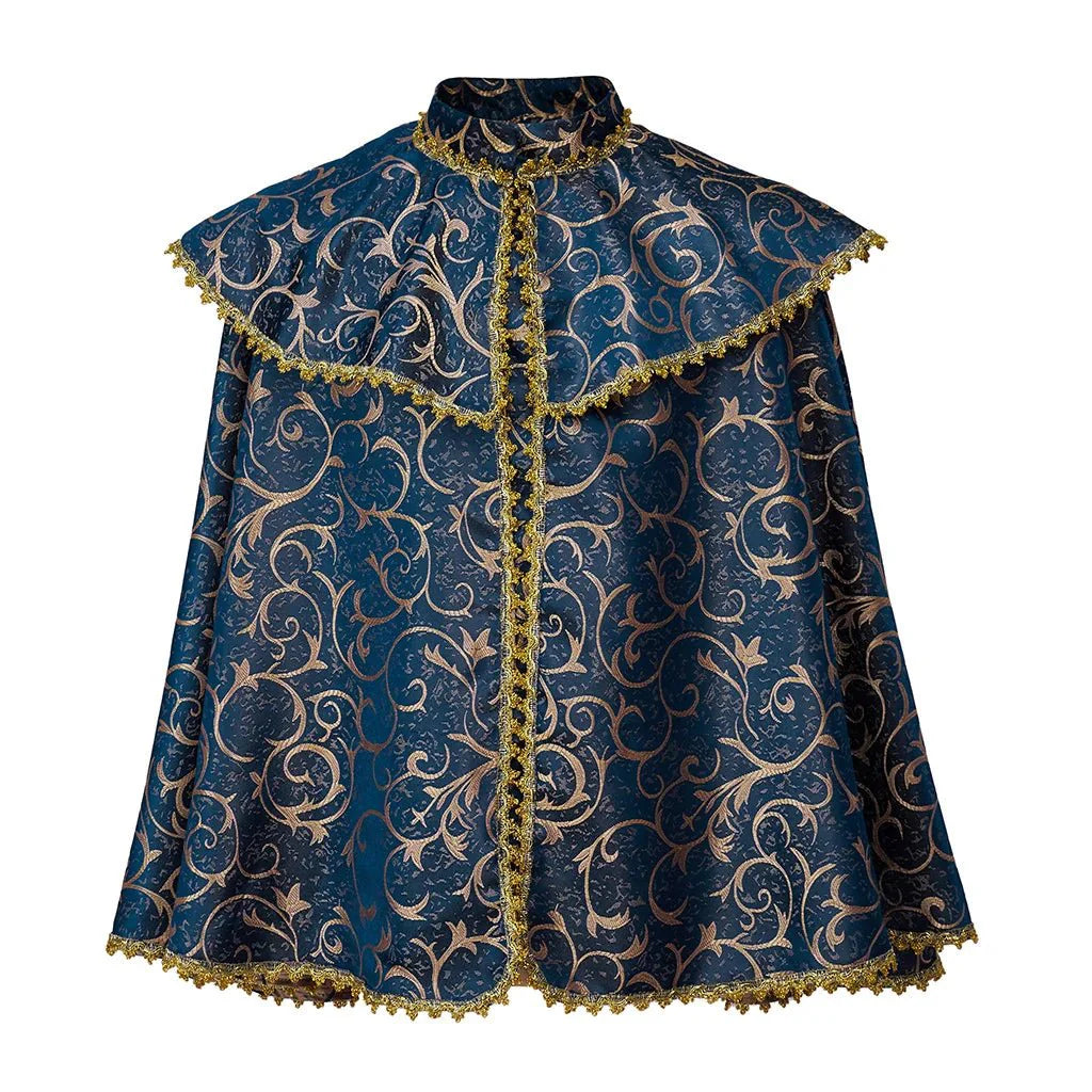 Royal Renaissance Noble Cloak for Princes & Nobles - Unisex Elegant Vintage Cape | Halloweez Costume - Halloweez