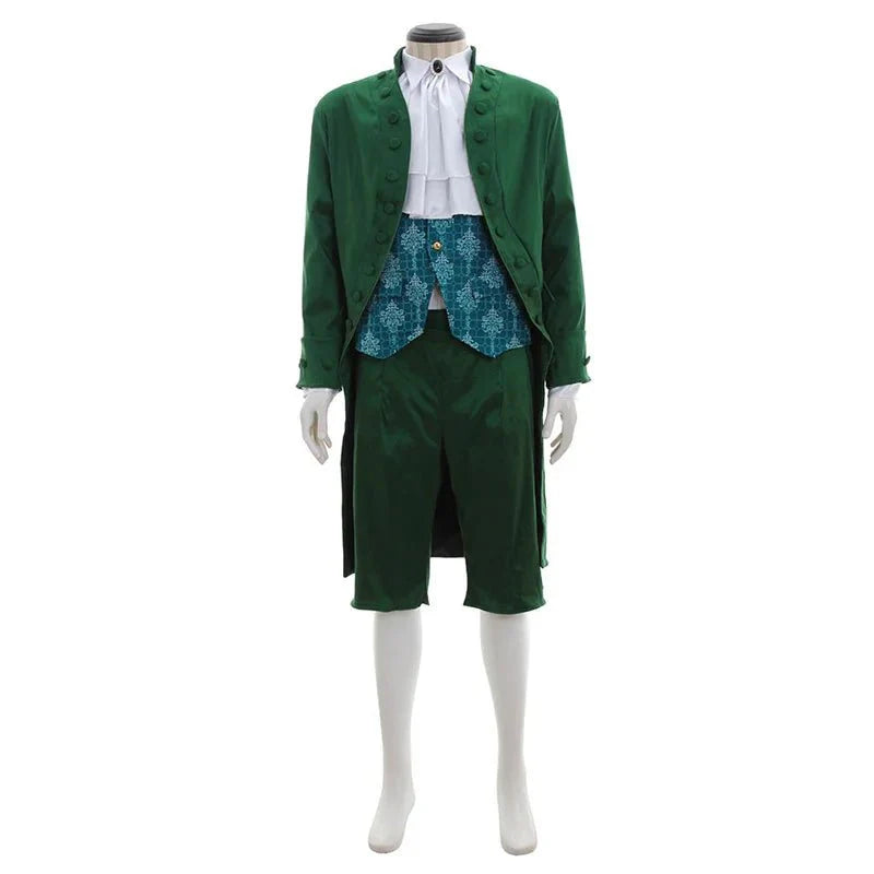 Vintage Steampunk Trench Coat & Shirt Set - Medieval Prince Victorian Edwardian Outfit | Halloweez - Halloweez