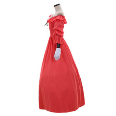 Elegant Halloweez Renaissance Dress | Victorian Marie Antoinette Gown with Gloves for Cosplay & Events - Halloweez