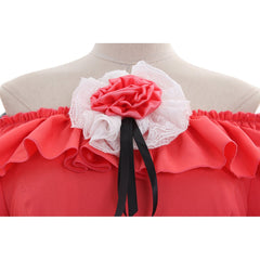 Elegant Halloweez Renaissance Dress | Victorian Marie Antoinette Gown with Gloves for Cosplay & Events - Halloweez