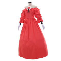 Elegant Halloweez Renaissance Dress | Victorian Marie Antoinette Gown with Gloves for Cosplay & Events - Halloweez