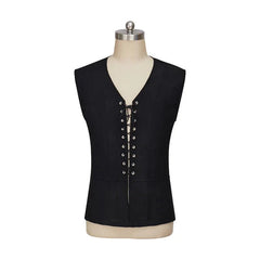 Medieval Viking Steampunk Vest - Gothic Renaissance Pirate Waistcoat for Men | Halloweez Cosplay Series - Halloweez