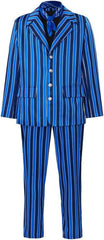 Men's Halloweez Blue Spy Movie Cosplay Costume - Adult 60s Spy Swinger Outfit - Halloweez