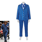 Men's Halloweez Blue Spy Movie Cosplay Costume - Adult 60s Spy Swinger Outfit - Halloweez