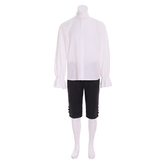 Men’s 18th Century Rococo Uniform Cosplay - Black Medieval Outfit | Halloweez - Halloweez