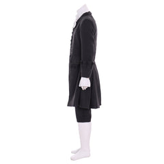 Men’s 18th Century Rococo Uniform Cosplay - Black Medieval Outfit | Halloweez - Halloweez