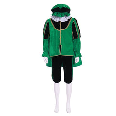 Men's Renaissance Tudor Costume - Halloweez Green Elizabethan Suit - Halloweez