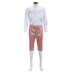 Men's Pink Vintage Court Suit - British Style European Prince Cosplay Costume | Halloweez Medieval Series - Halloweez