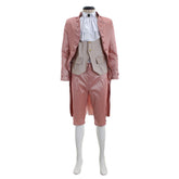 Men's Pink Vintage Court Suit - British Style European Prince Cosplay Costume | Halloweez Medieval Series - Halloweez