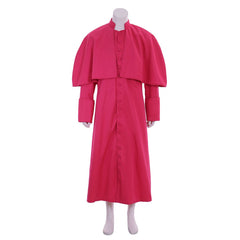 Men's Medieval Roman Clergy Cassock - Red Robes with Belt | Halloweez Collection - Halloweez