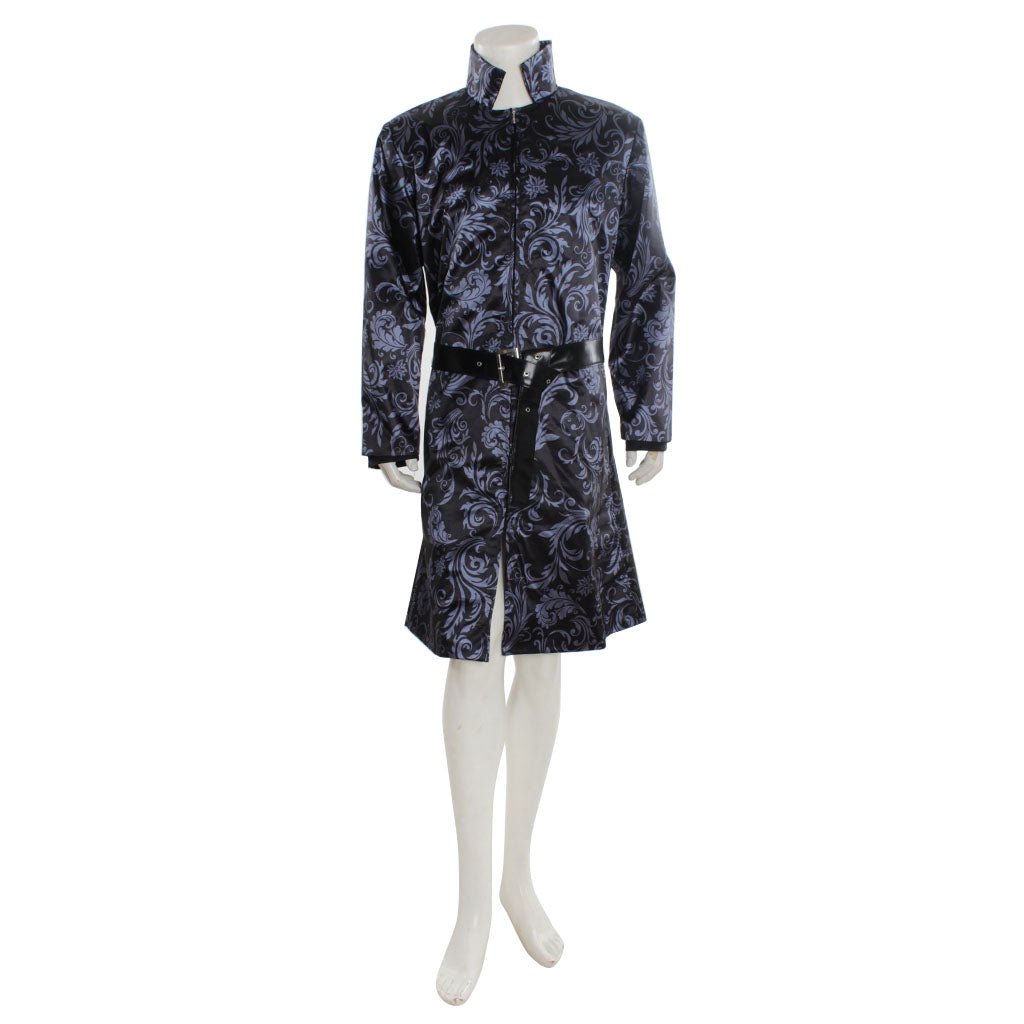 Men’s Halloweez Gothic Victorian Tailcoat - Long Blue Frock Coat for Halloween & Cosplay - Halloweez
