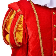 Men’s Halloweez Renaissance Cosplay Costume - Elizabethan Era King’s Suit with Hat | Medieval Series - Halloweez
