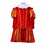 Men’s Halloweez Renaissance Cosplay Costume - Elizabethan Era King’s Suit with Hat | Medieval Series - Halloweez