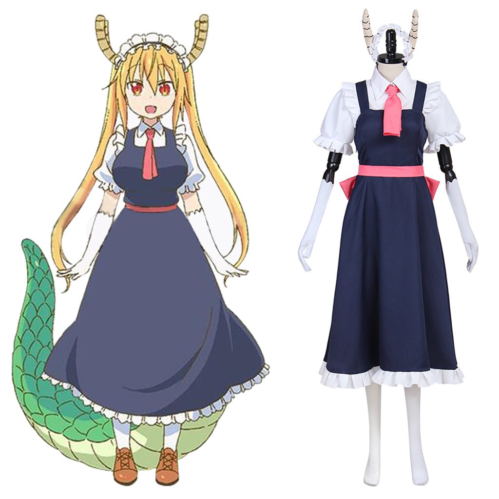 Halloweez Tohru Dragon Maid Cosplay Costume - Perfect for Anime Enthusiasts - Halloweez