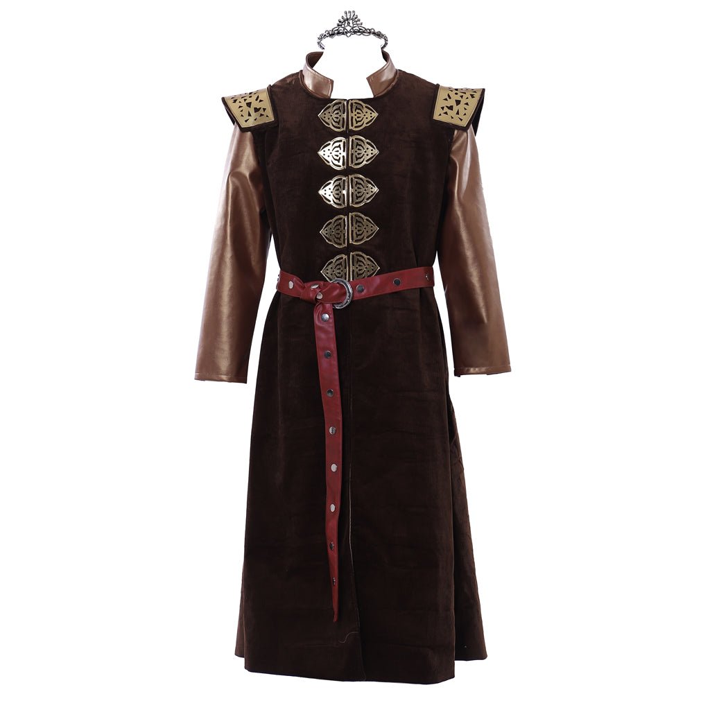 Epic Halloweez Robert Baratheon Medieval King Cosplay Costume with Crown for Halloween Carnival - Halloweez