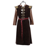 Epic Halloweez Robert Baratheon Medieval King Cosplay Costume with Crown for Halloween Carnival - Halloweez