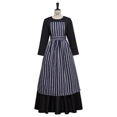 Halloweez Maria Nun Costume Dress with Apron - Inspired by Sound of Music - Halloweez