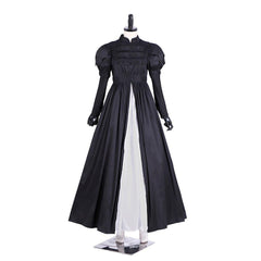 Halloweez Eliza Hamilton Cosplay Costume Dress | Women's Elegant Black Ball Gown | Custom Satin Dress - Halloweez