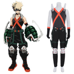 Halloweez Katsuki Bakugou Cosplay Costume - Full Set Explosive Hero Style - Halloweez