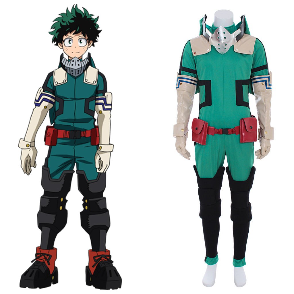 Halloweez My Hero Academia Midoriya Izuku Deku Jumpsuit Cosplay Costume - Halloweez