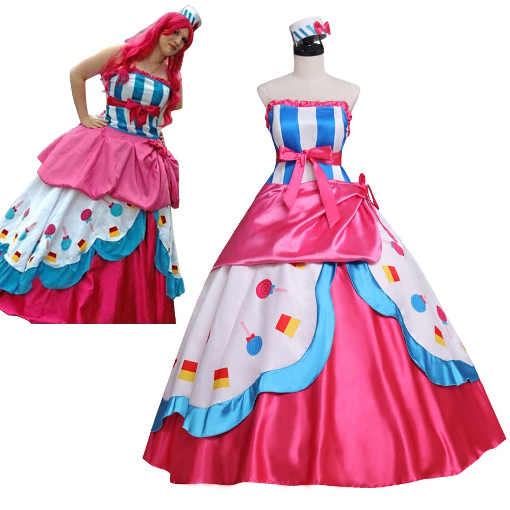 Halloweez Pink Cosplay Dress | Women’s My Little Pony Costume for Halloween & Parties - Halloweez