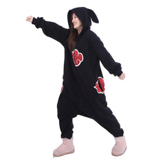 Halloweez Naruto Akatsuki Rabbit Ear Onesie Cosplay Costume - Halloweez