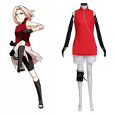 Naruto Sakura Cosplay Costume – Premium Ninja Outfit for Anime Enthusiasts by Halloweez - Halloweez