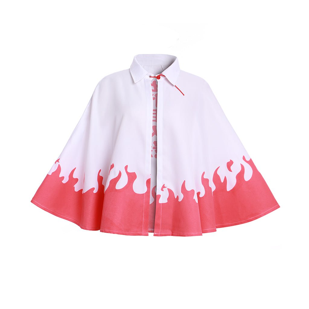 Halloweez Naruto Shippuden Akatsuki Hokage Cloak - Premium Anime Cosplay Costume for Adults - Halloweez
