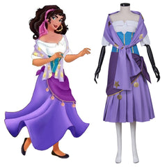 Introducing the New Halloweez Esmeralda Cosplay Costume - Perfect for Halloween and Cosplay Parties - Halloweez