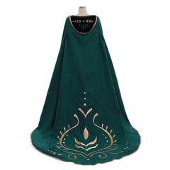 Halloweez Queen Anna Dark Green Frozen 2 Cosplay Costume | Adult Disney Princess Outfit - Halloweez