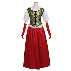 Halloweez Little Red Riding Hood Cloak Costume Dress | Women's Halloween Cosplay Outfit - Halloweez