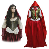 Halloweez Little Red Riding Hood Cloak Costume Dress | Women's Halloween Cosplay Outfit - Halloweez